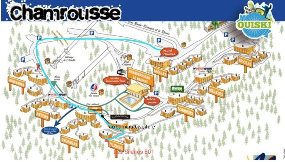 Bel Appart Pour 4/6 Pers Plein Sud Sans Vis A Vis Chamrousse Kültér fotó